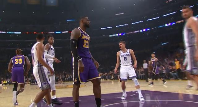  詹姆斯三双助湖人险胜国王  